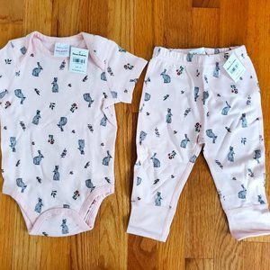 NWT Adorable baby Hanna onesie and leggings set! 70 cm (US 6-12 mo)